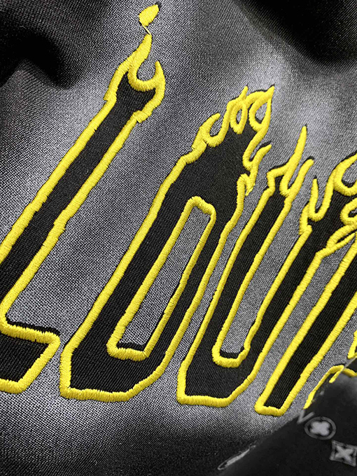 ルイヴィトンスーパーコピー新しいインクジェット刺繍Tシャツ