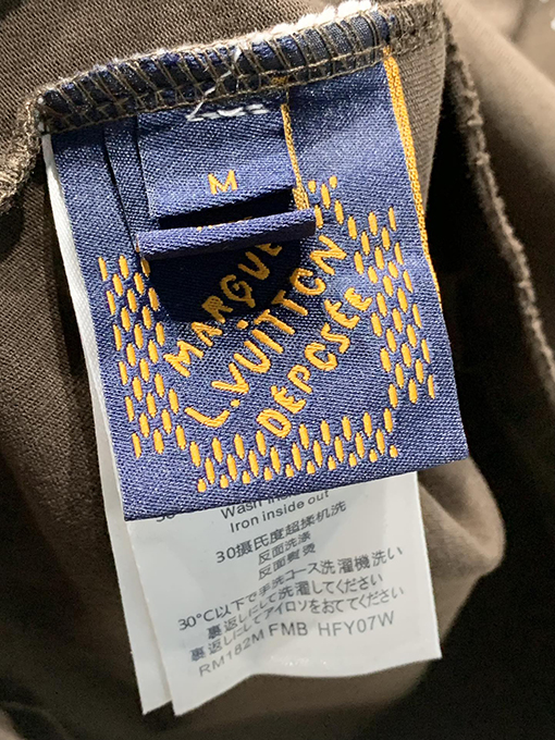ルイヴィトン新しい手描きのインクTシャツ