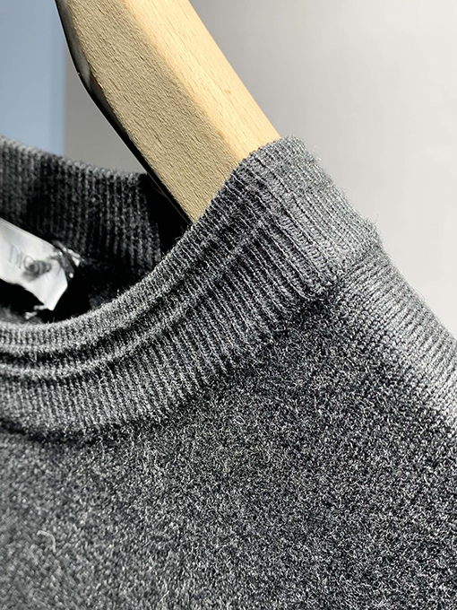 ディオール新しいウールロゴ刺繍Tシャツ