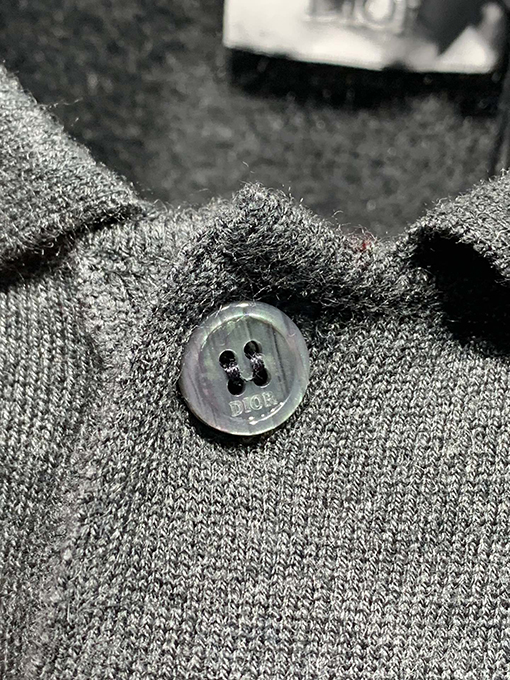 ディオールスーパーコピーロゴ刺繍ポロシャツ