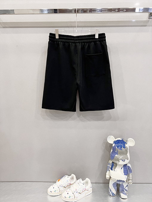 モンクレールリボンステッチ工芸章仔ロゴパンツ