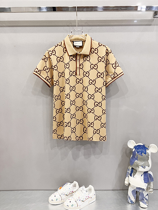 グッチラペルポロシャツ
