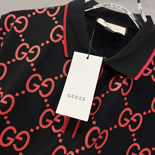 グッチラペルポロシャツ