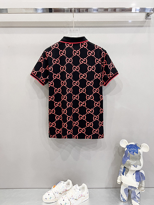 グッチラペルポロシャツ