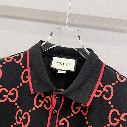 グッチラペルポロシャツ