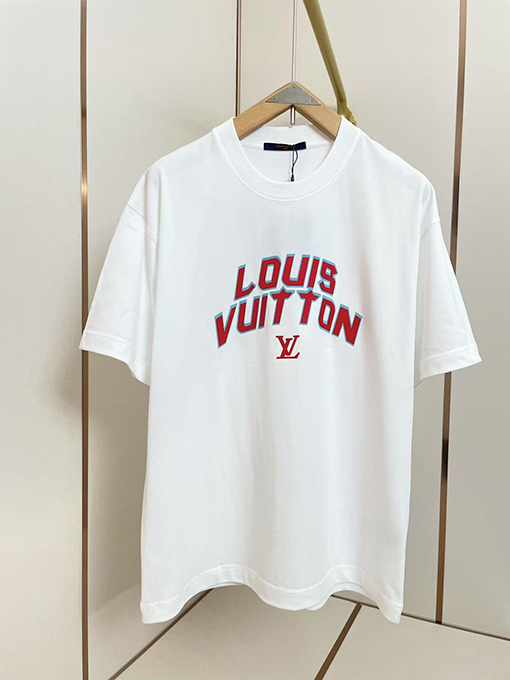 ルイヴィトン新しいシリコン文字Tシャツ