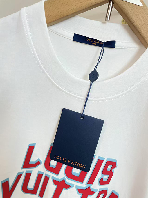 ルイヴィトン新しいシリコン文字Tシャツ