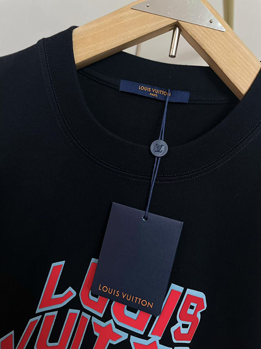 ルイヴィトン新しいシリコン文字Tシャツ