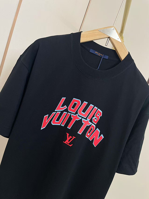 ルイヴィトン新しいシリコン文字Tシャツ