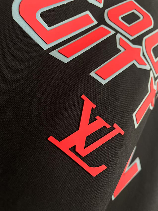 ルイヴィトン新しいシリコン文字Tシャツ