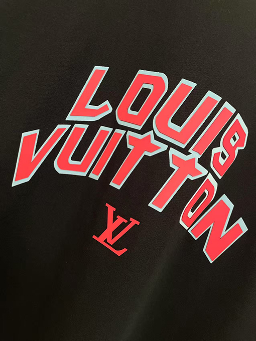 ルイヴィトン新しいシリコン文字Tシャツ