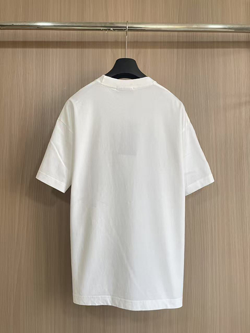 グッチ新しいダブルGミラーロゴラウンドネックTシャツ