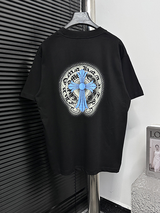 クロムハーツスタイリッシュなクルーネックTシャツ