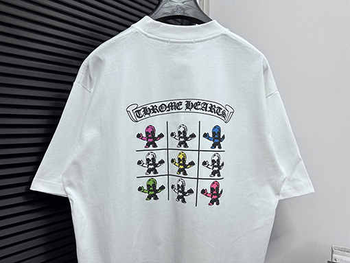 クロムハーツコピー25ssプリントラウンドネックTシャツ