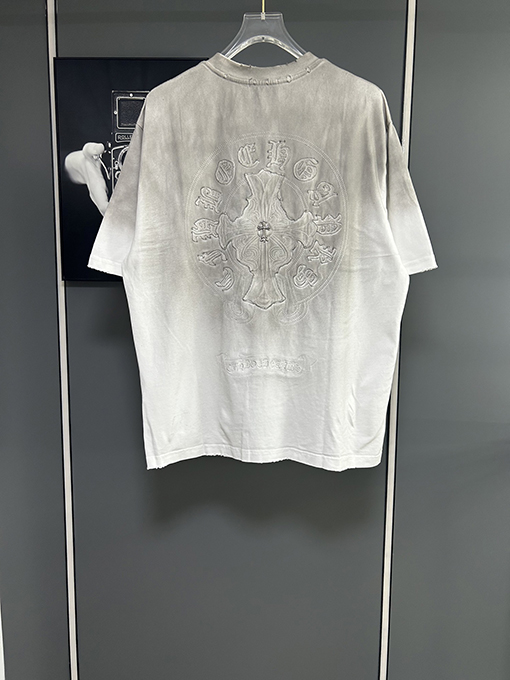 クロムハーツグラデーション刺繍logoTシャツ