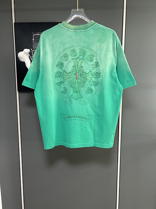 クロムハーツグラデーション刺繍logoTシャツ