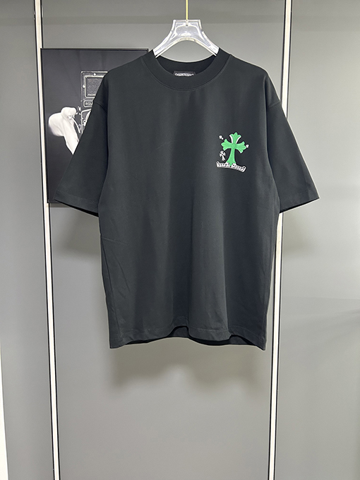 クロムハーツプリントロゴ公式同款半袖Tシャツ