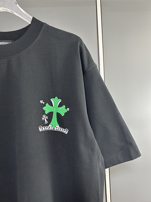 クロムハーツプリントロゴ公式同款半袖Tシャツ