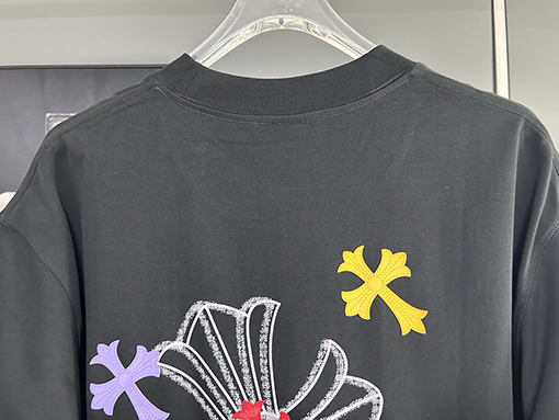 クロムハーツプリントロゴ公式同款半袖Tシャツ