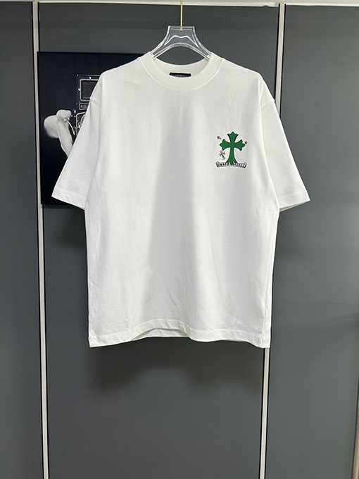 クロムハーツプリントロゴ公式同款半袖Tシャツ