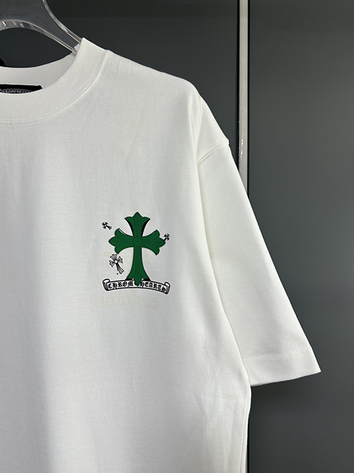 クロムハーツプリントロゴ公式同款半袖Tシャツ