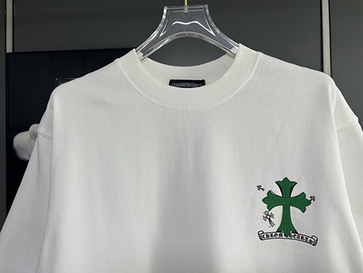 クロムハーツプリントロゴ公式同款半袖Tシャツ