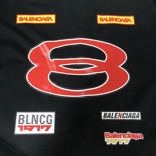 バレンシアガ25ssカップルラウンドネック半袖Tシャツ