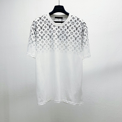 ルイヴィトングラデーションプリント半袖Tシャツ
