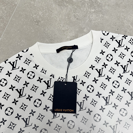 ルイヴィトングラデーションプリント半袖Tシャツ