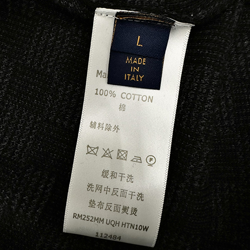 ルイヴィトンチェック柄ジャカードニット半袖Tシャツ