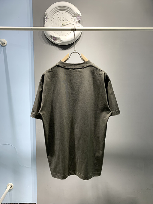 プラダコピー新しいロゴスエード発泡Tシャツ