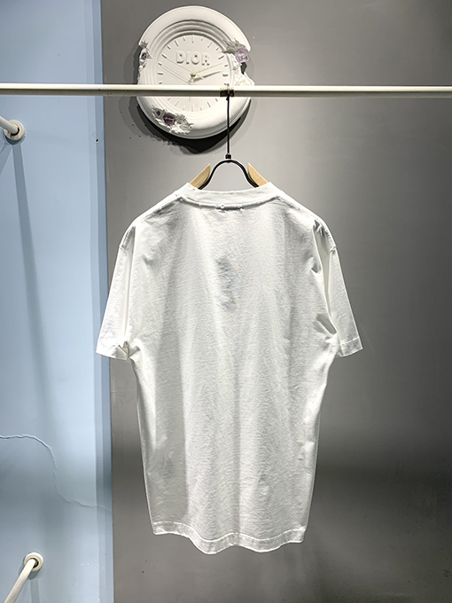 プラダコピー新しいロゴスエード発泡Tシャツ