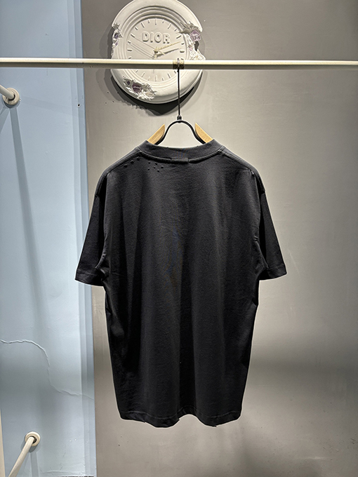 ディオール新しい立体ビーズ刺繍Tシャツ