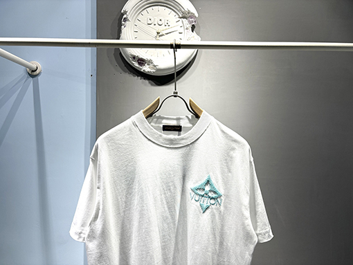 ルイヴィトン 刺繍Tシャツ