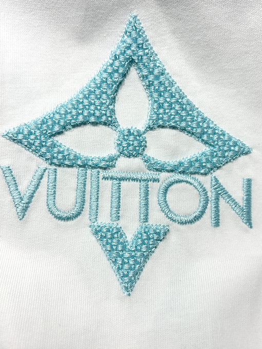 ルイヴィトン 刺繍Tシャツ