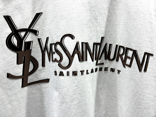 サンローランスーパーコピー新しい立体プリントTシャツ