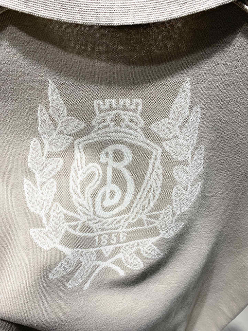 バーバリー新しいBロゴのジャカードポロシャツ