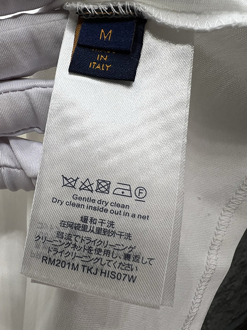 ルイヴィトン新しい刺繍ロゴ半袖Tシャツ