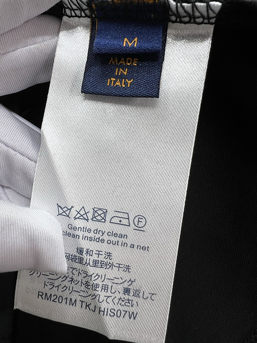 ルイヴィトン新しい刺繍ロゴ半袖Tシャツ