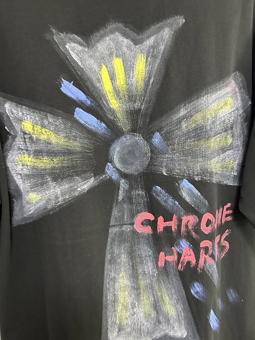 クロムハーツプリントロゴ公式同款半袖Tシャツ