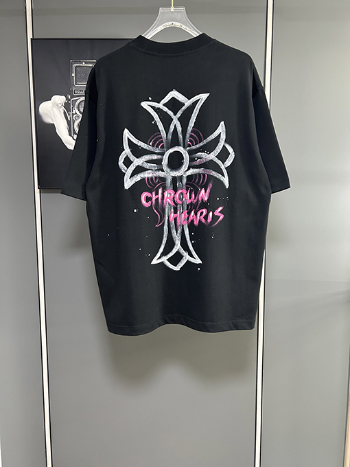 クロムハーツスーパーコピープリントロゴ半袖Tシャツ
