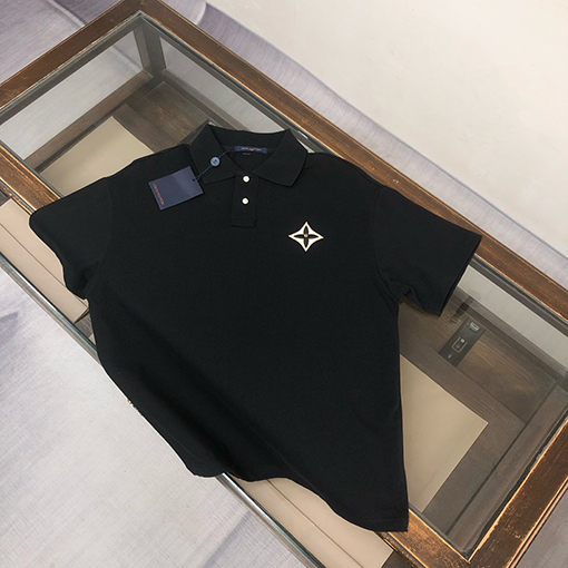 ルイヴィトンカジュアルポロ襟Tシャツ