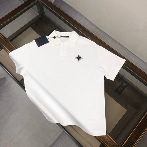 ルイヴィトンカジュアルポロ襟Tシャツ