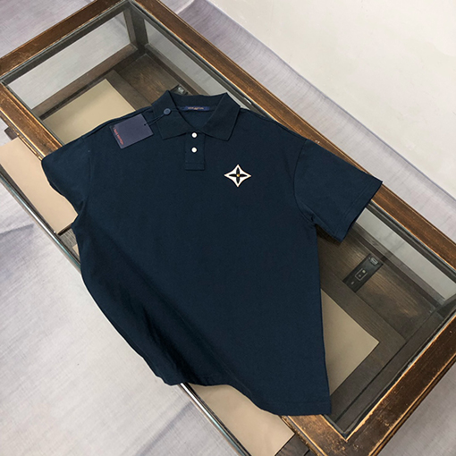 ルイヴィトンカジュアルポロ襟Tシャツ