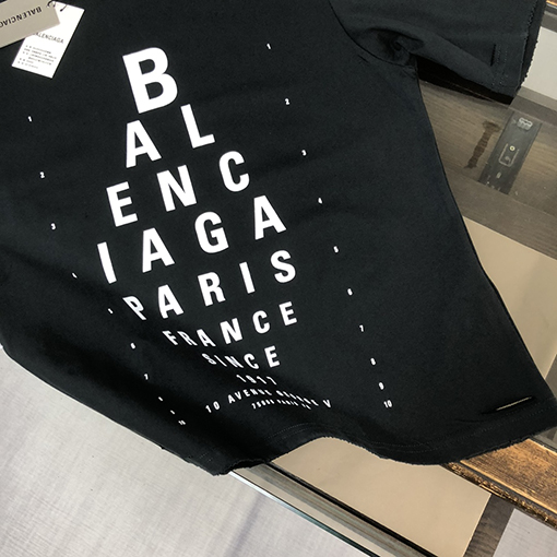 バレンシアガカジュアル半袖Tシャツ