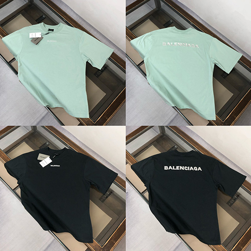 バレンシアガクルーネック半袖Tシャツ