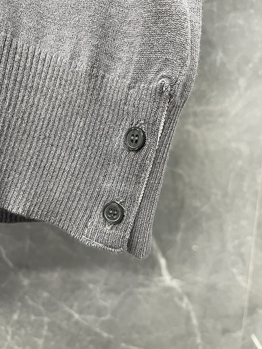 トムブラウンコピーストライプニットクルーネックTシャツ