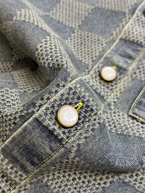 ルイヴィトンDAMIER 3D半袖デニムシャツ