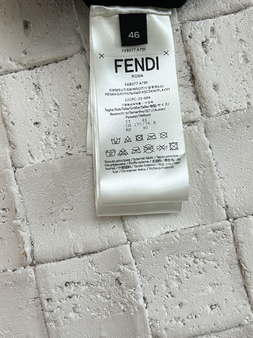 フェンディスーパーコピーダブルFナイロンスイミングショーツ