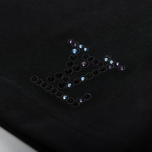 ルイヴィトンロゴカラー刺繍ホットドリルカジュアルショーツ